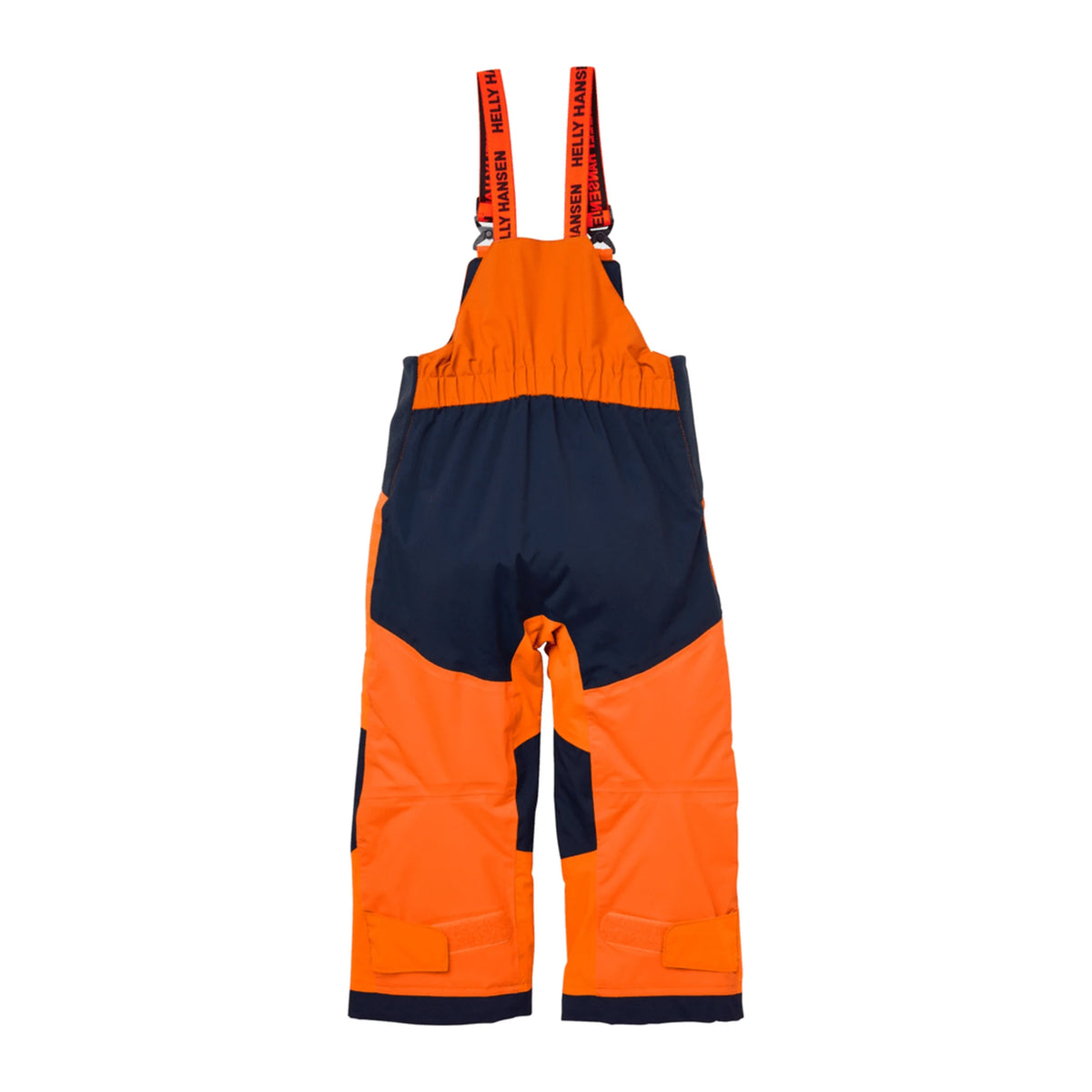 Helly Hansen Kids Rider 2 Insulated Bib in Neon Orange, back