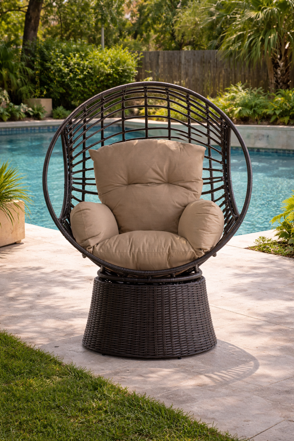 Al Fresco Nadine Swivel Tear Drop Lounger
