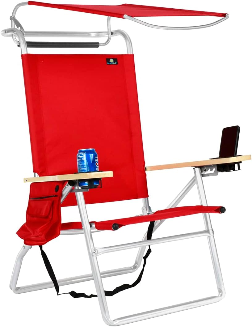 Sun&Fun Big Tycoon Canopy Beach Chair (Hi-Boy)