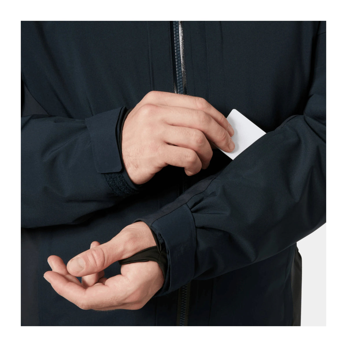 Helly Hansen Courchevel Jacket in Navy, detail