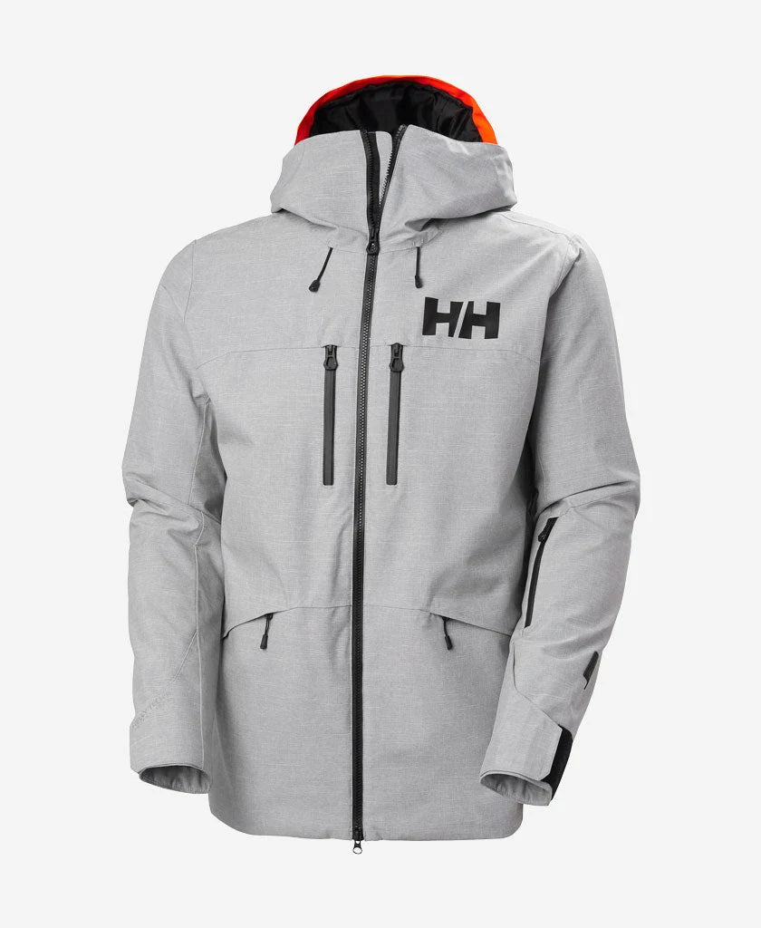 Helly Hansen Garibaldi 2.0 Jacket in Grey Melange, front