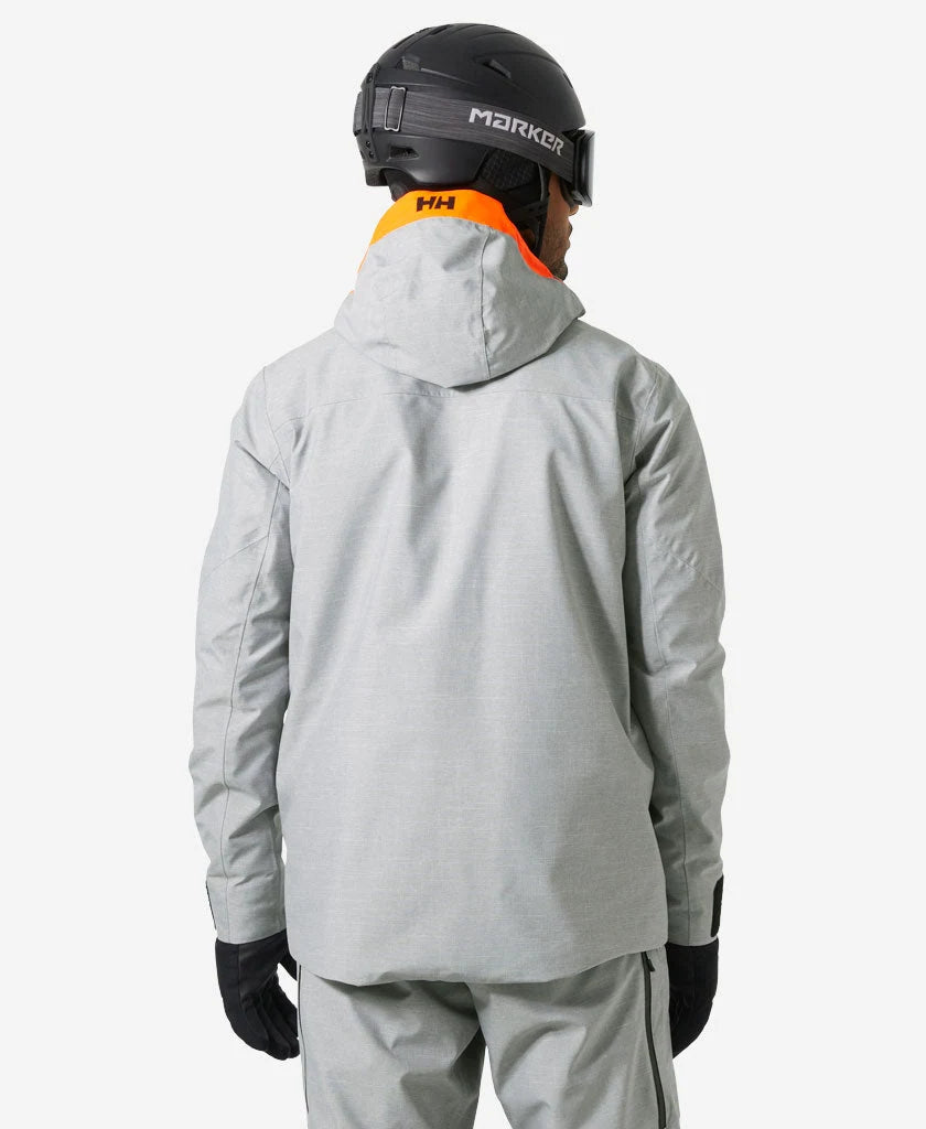 Helly Hansen Garibaldi 2.0 Jacket in Grey Melange, back