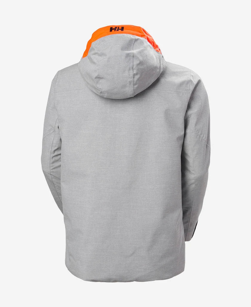 Helly Hansen Garibaldi 2.0 Jacket in Grey Melange, back