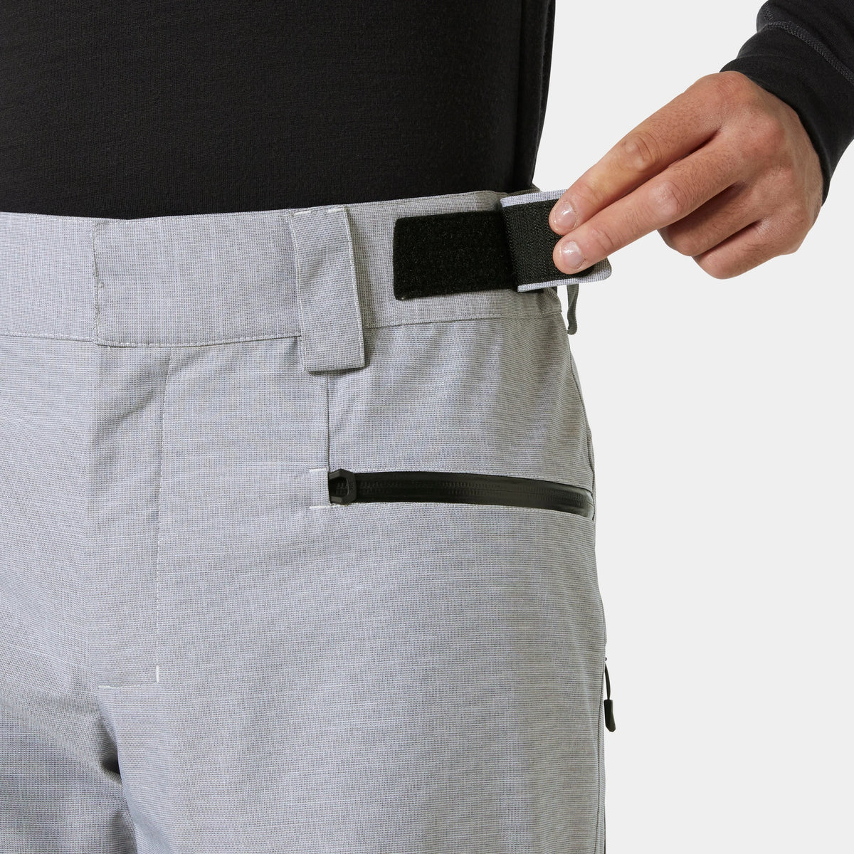 Helly Hansen Garibaldi 2.0 Pant in Grey Melange, detail