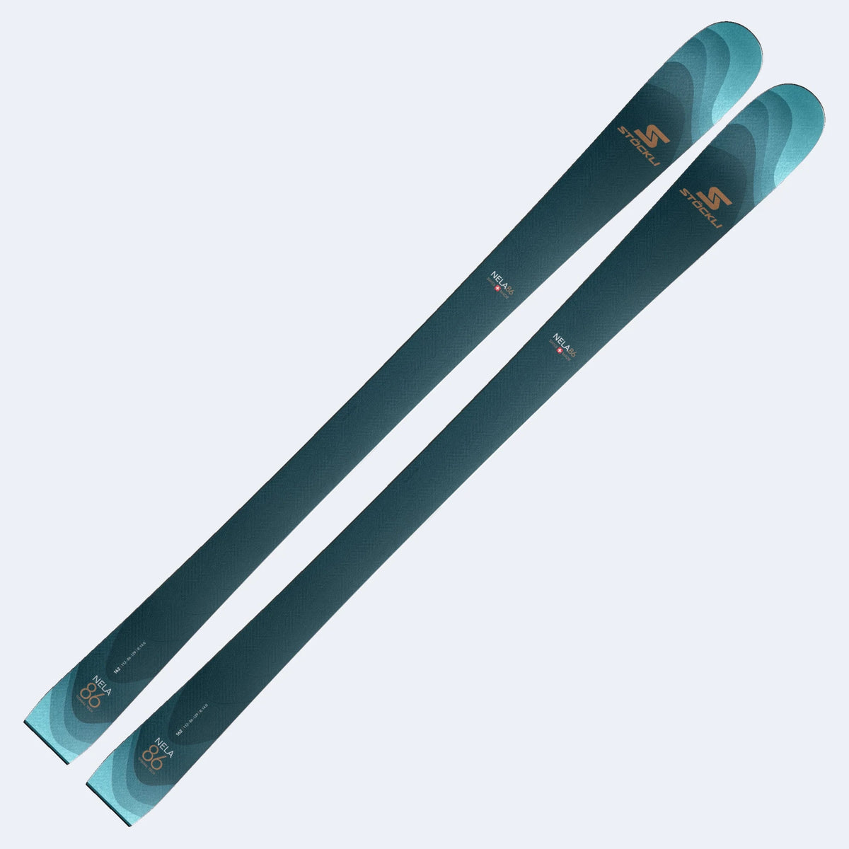 Stockli Nela 86 Womens Skis 2027, ski pair view