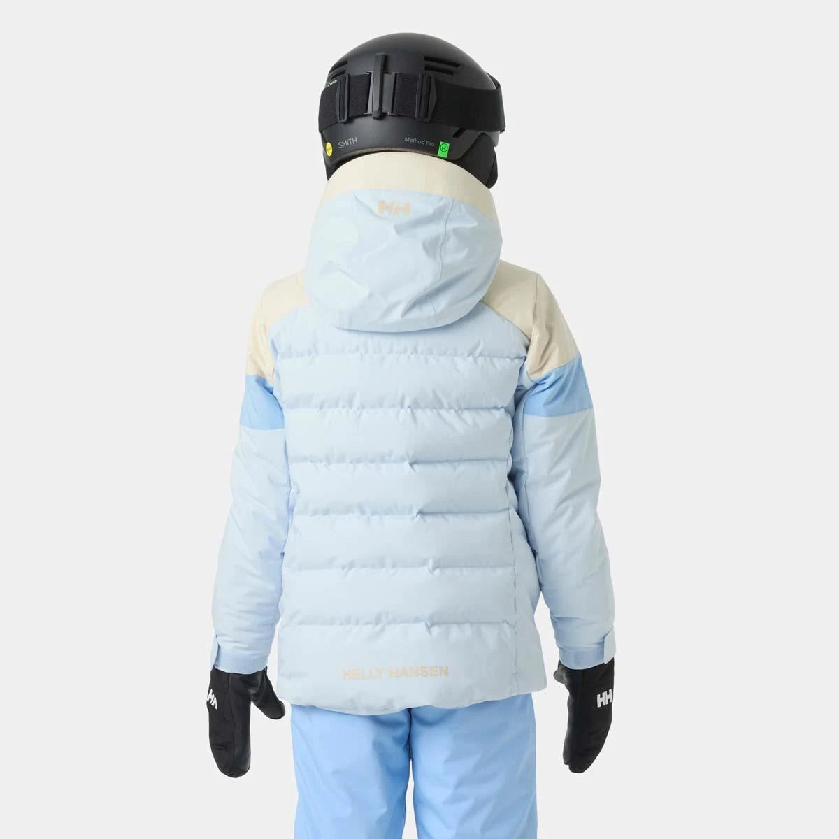 Helly Hansen Junior Girl Diamond Jacket in Pinnacle Blue, back