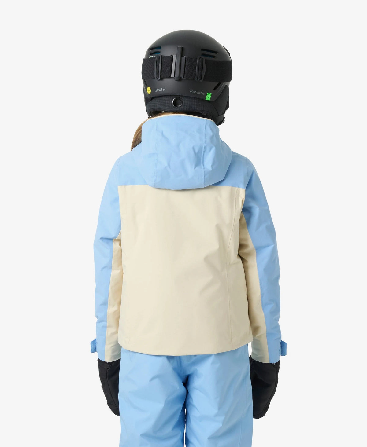 Helly Hansen Junior Girl Icelily Jacket in Cream, back