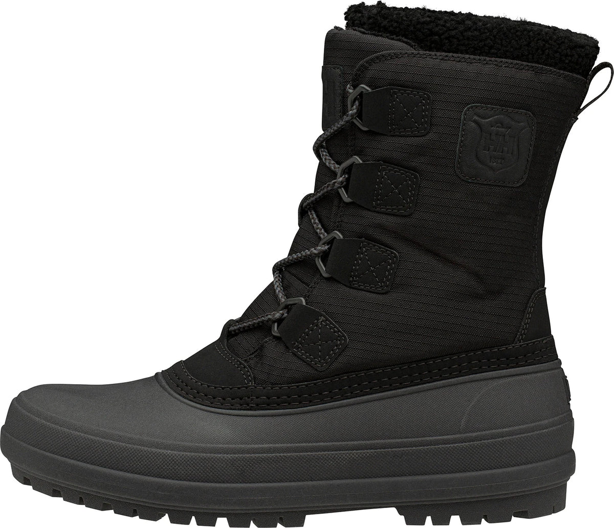 Helly Hansen Mens Gamvik Winter Boots in Black, side view