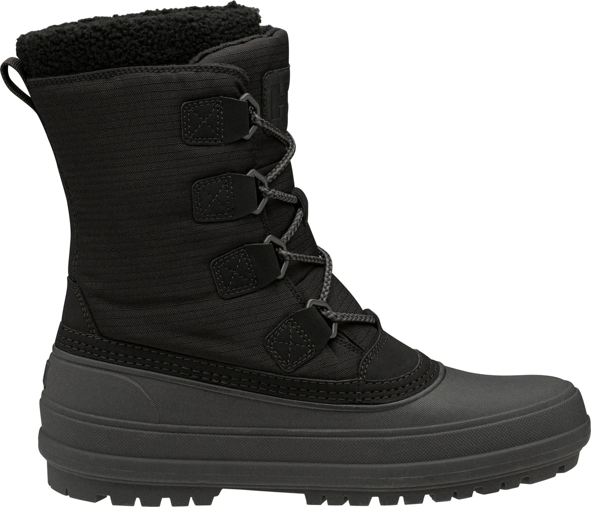Helly Hansen Mens Gamvik Winter Boots in Black, side view