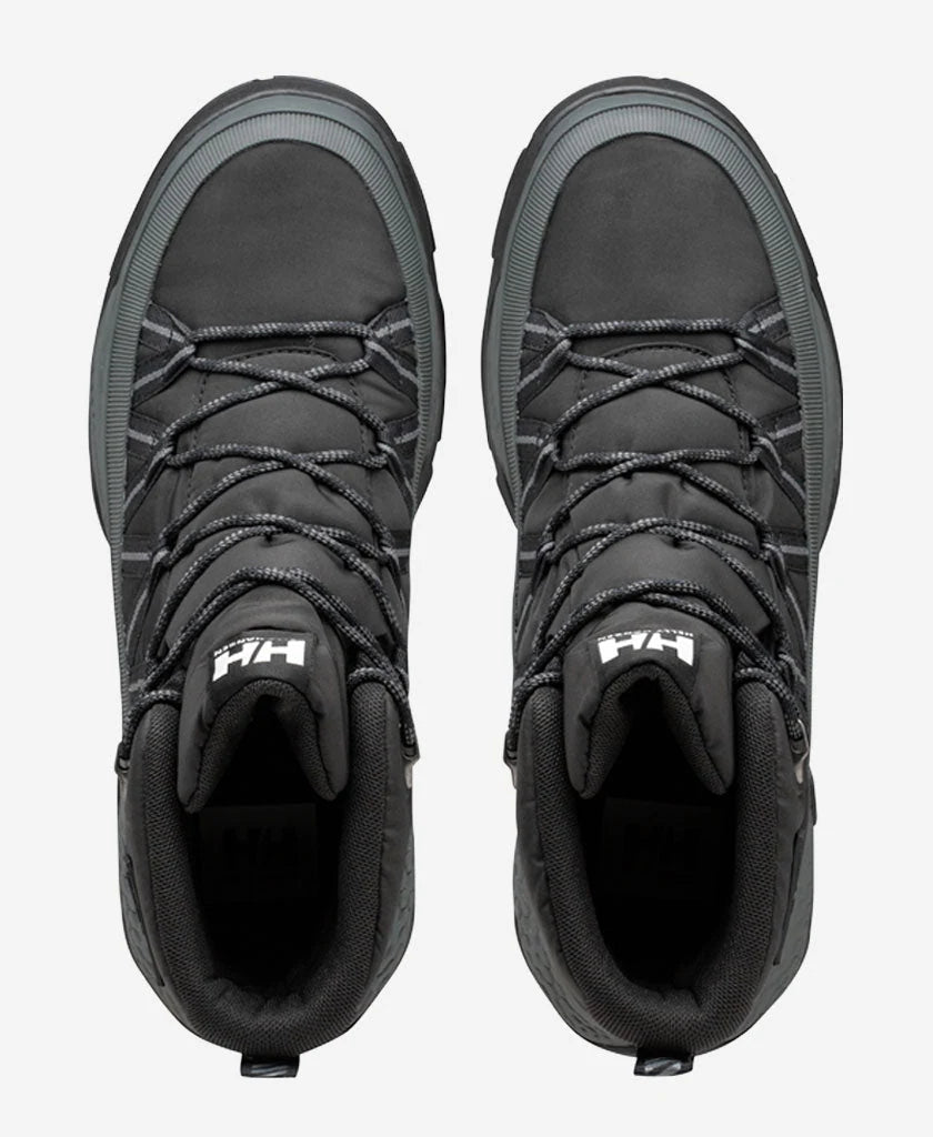 Helly Hansen Mens Keystone Boots in Black / Ebony, top view