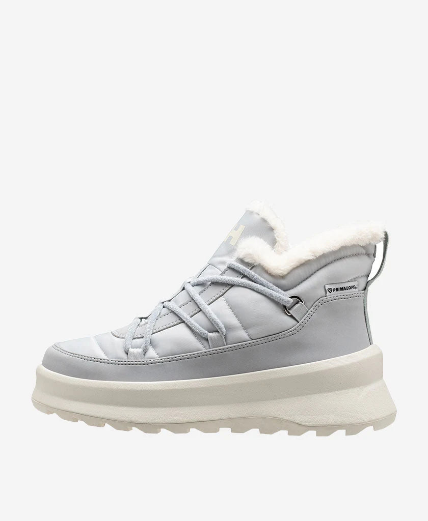 Helly Hansen W Bluesky Boots in Grey Fog / Snow, side view