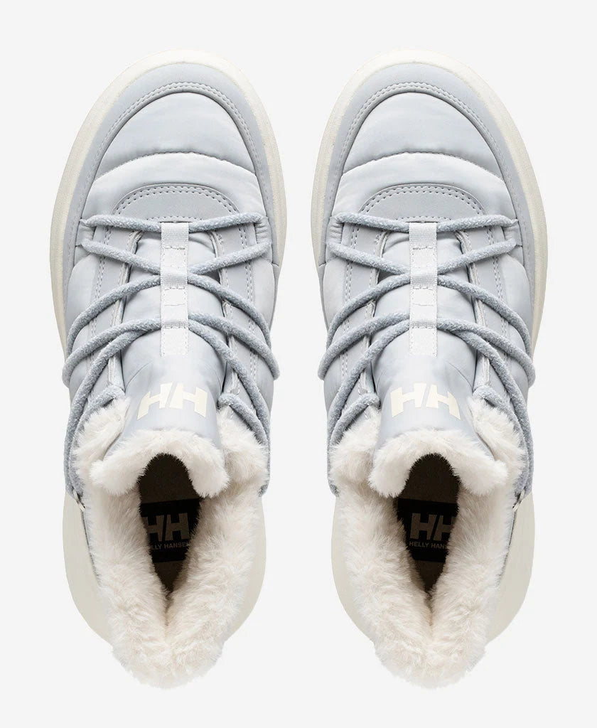 Helly Hansen W Bluesky Boots in Grey Fog / Snow, top view