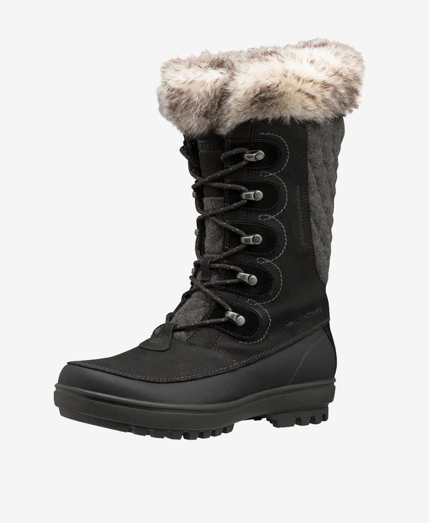 Helly Hansen W Garibaldi VL in Jet Black / Jet Black / Ch, angled view