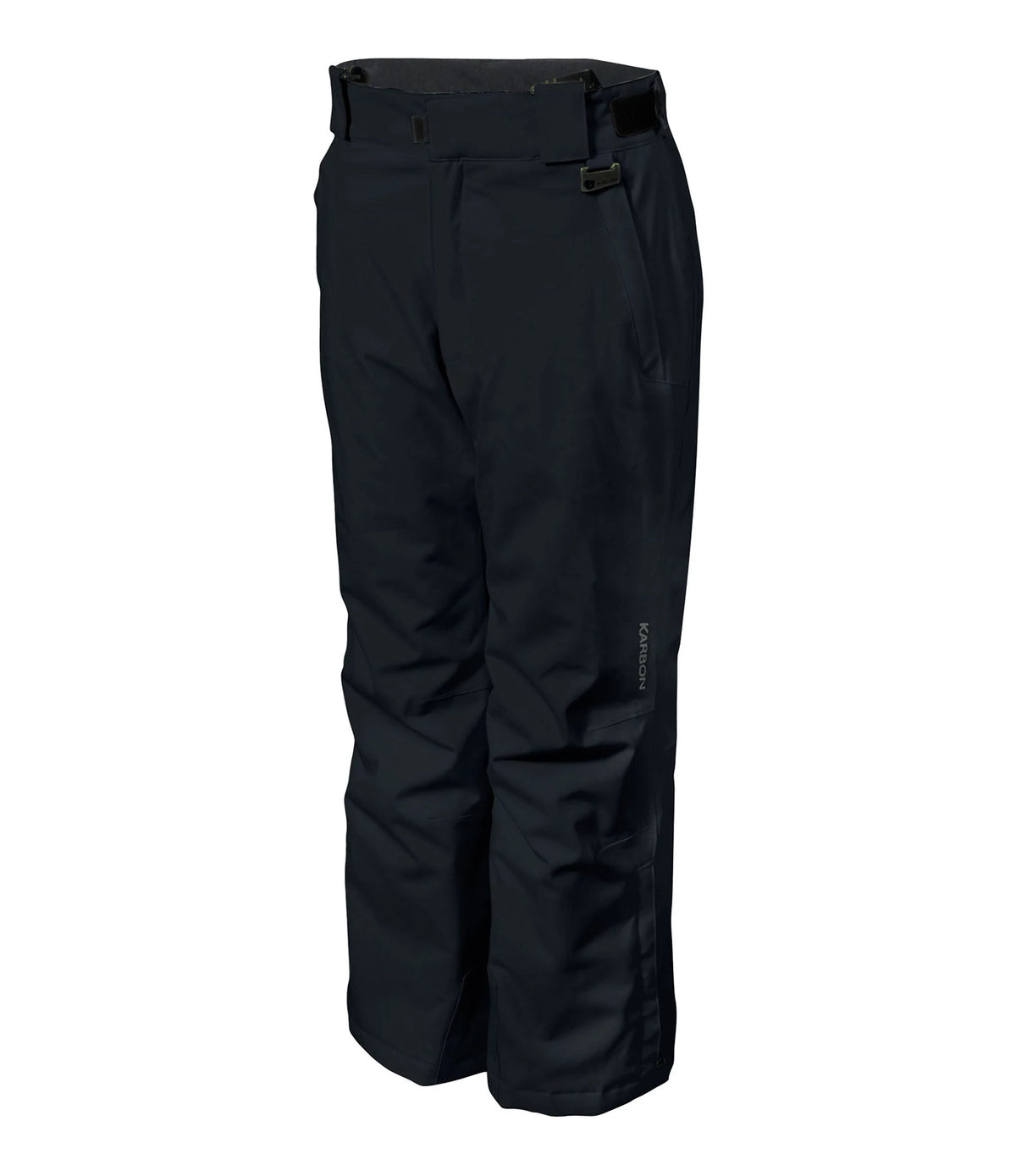 Karbon Chimera Boys Ski Pant in Black, front