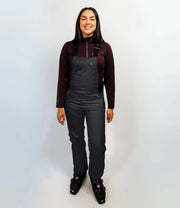 Karbon Iris Bib Ladies Bibs in Black, on-body front
