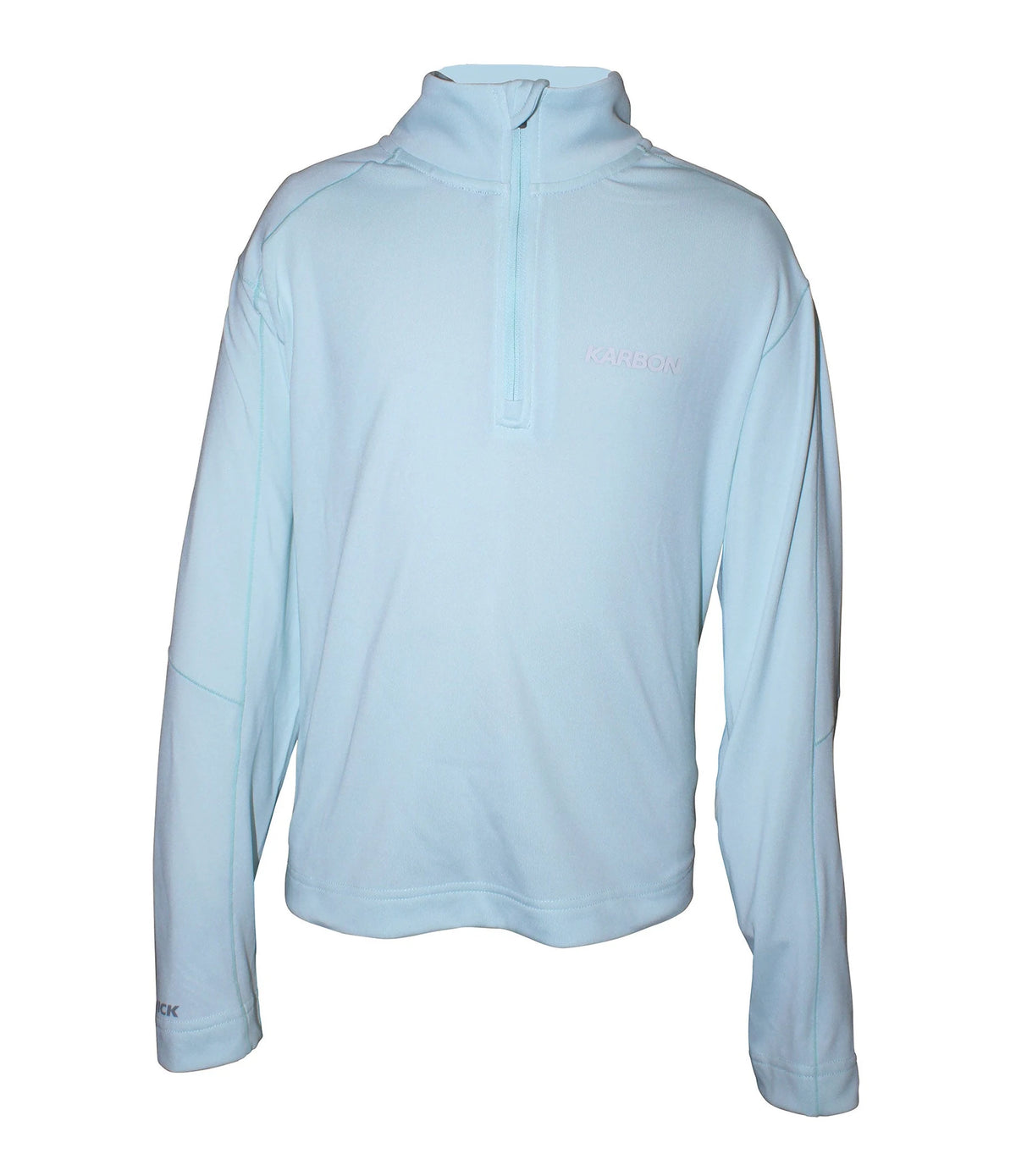 Karbon Junior Ion 1/4 Zip in Sea Breeze, front