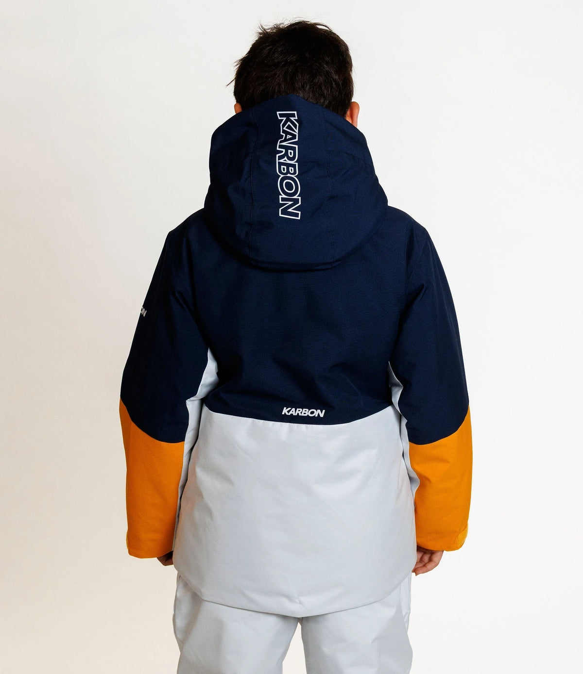 Karbon Squall Boys Ski Jacket in Infinity, back