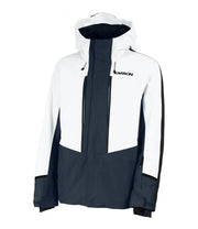 Karbon Theon Mens Ski Jacket in Arctic White, front
