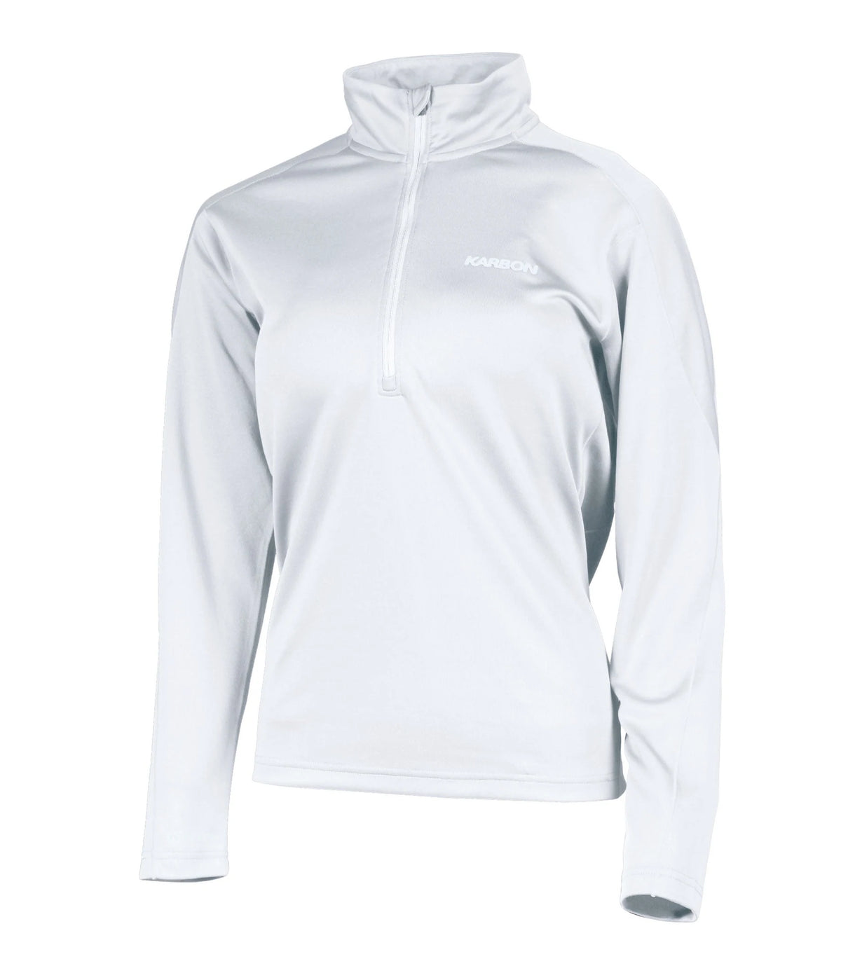 Karbon Womens Ion 1/2 Zip in Vapour, front