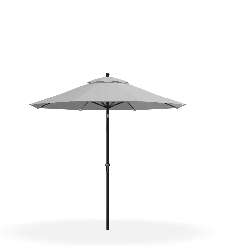 Frankford Umbrellas Monterey 9 Auto Tilt Umbrella Carbon / Cadet Grey