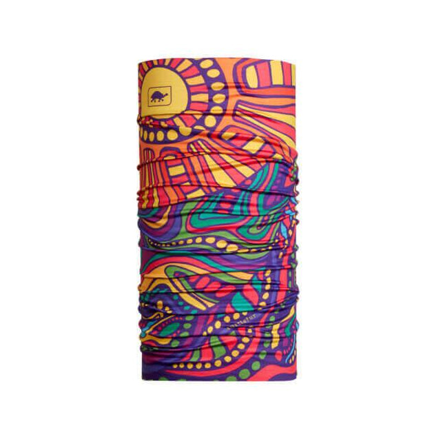 Turtle Fur Comfort Shell  Totally Tubular - Reversible Psychedelic Sunshine