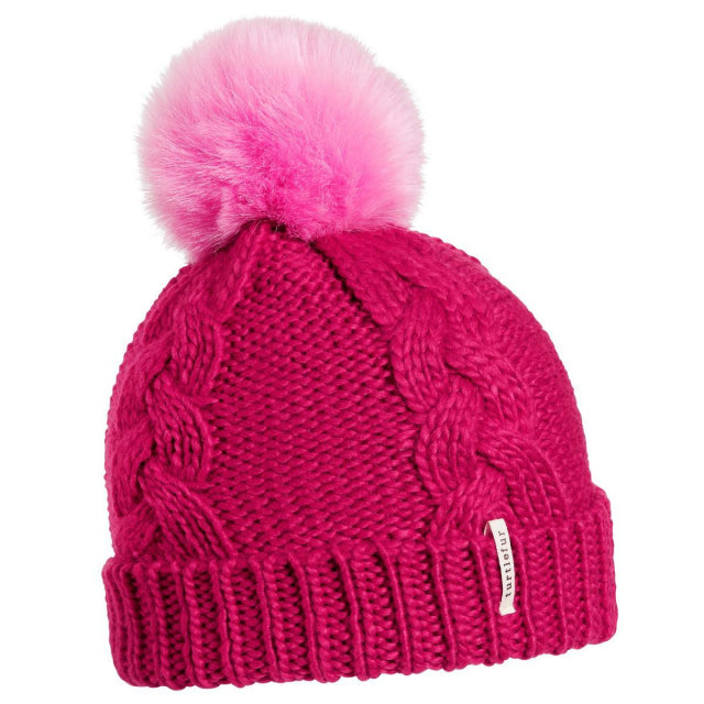 Turtle Fur Youth Lizzy Hat Positively Pink
