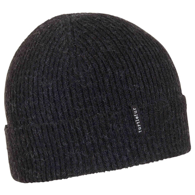 Turtle Fur Recycled Williamsburg Watch Cap Hat Black