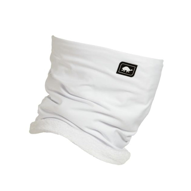 Turtle Fur Comfort Shell Neck Warmer lined with Comfort Plush White