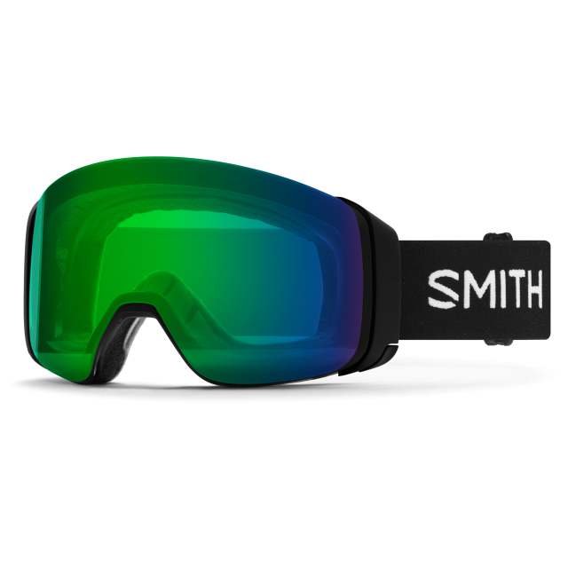 Smith 4D Mag Goggles Black / ChromaPop Everyday Green Mirror Lens