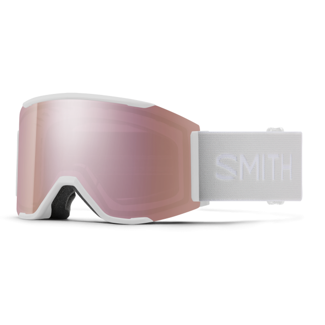 Smith Squad Mag Goggles White Vapor / ChromaPop Everyday Rose Gold Mirror