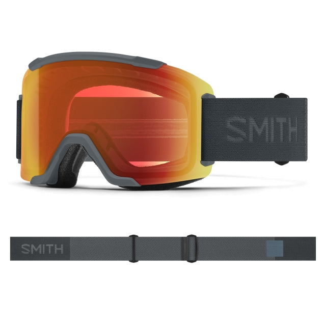 Smith Squad Goggles Slate / ChromaPop Everyday Red Mirror