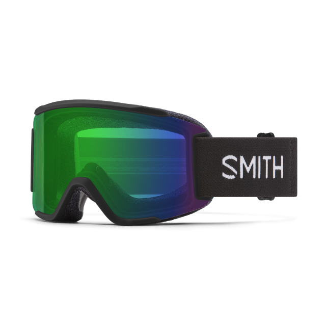 Smith Squad Small Goggles Black / ChromaPop Everyday Green Mirror