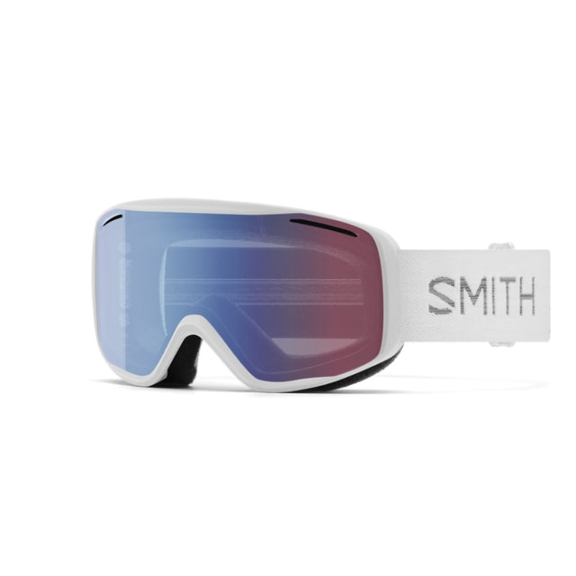 Smith Rally Goggles White Chunky Knit / Blue Sensor Mirror