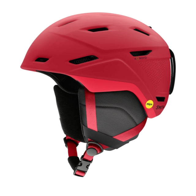 Smith Mission MIPS Helmet / Matte Crimson Geo