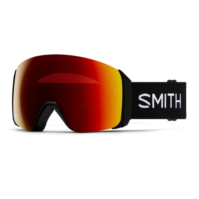 Smith 4D Mag XL Goggles Black / ChromaPop Sun Red Mirror