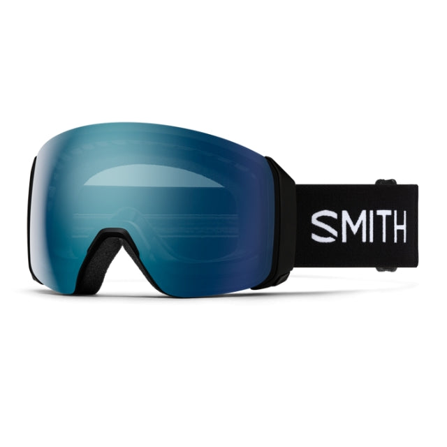 Smith 4D Mag XL Goggles Black / ChromaPop Everyday Blue Mirror