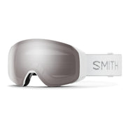 Smith 4D Mag S Goggles White Chunky Knit / ChromaPop Sun Platinum Mirror