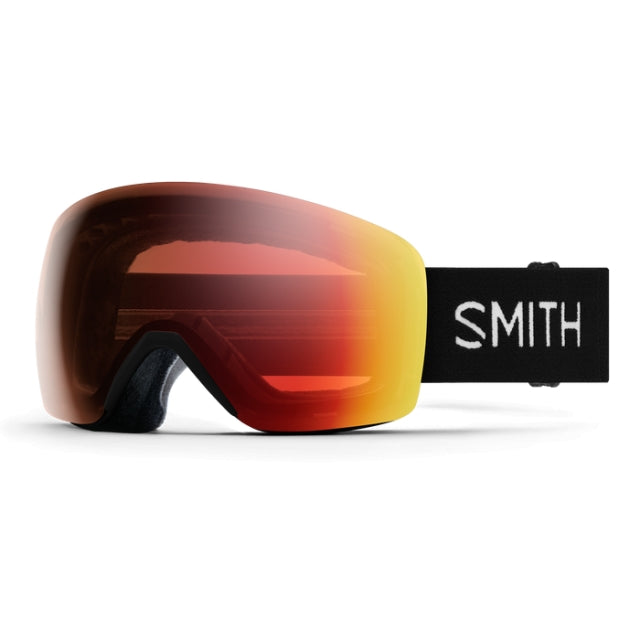 Smith Skyline Goggles Black + ChromaPop Pro Photochromic Red Mirror