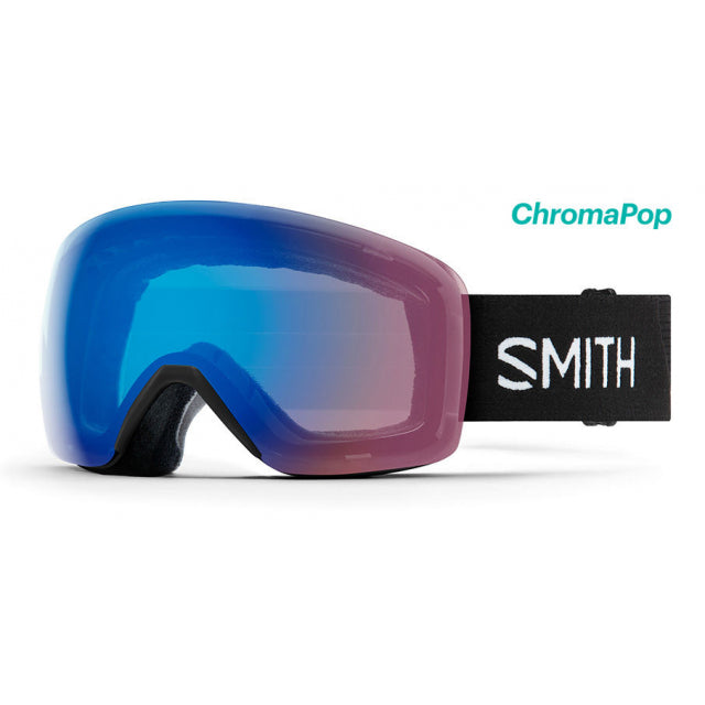 Smith Skyline Goggles Black + ChromaPop Storm Rose Flash