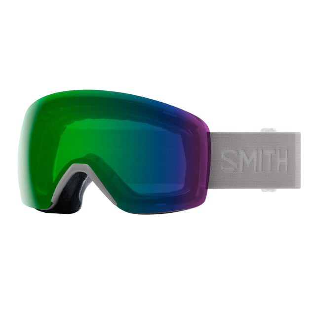Smith Skyline Goggles White Vapor + ChromaPop Everyday Green Mirror