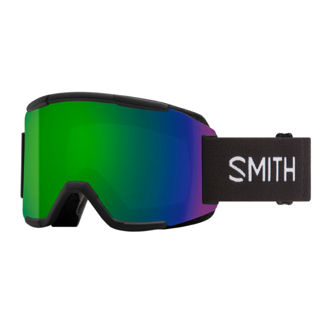 Smith Squad Goggles Black / ChromaPop Sun Green Mirror