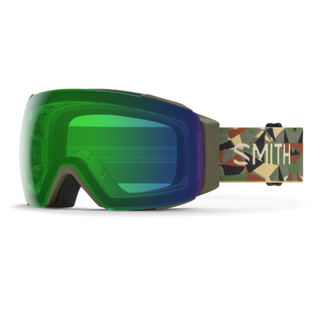 Smith I/O Mag Goggle Alder Geo Camo / Chromapop Everyday Green Mirror/Storm Rose Flash