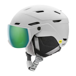 Smith Survey Jr. MIPS Helmet Matte White + Green Mirror