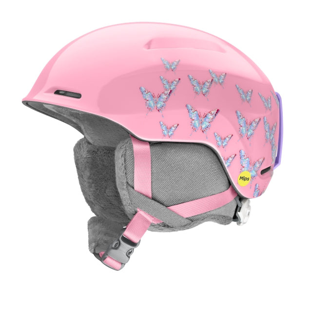 Smith Glide Jr. MIPS Helmet Bright Pink Lofi Butterfly