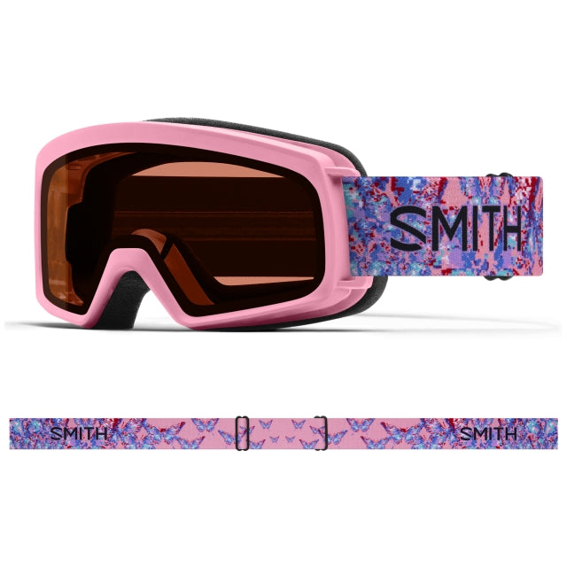 Smith Rascal Goggles Bright Pink LoFi Butterfly