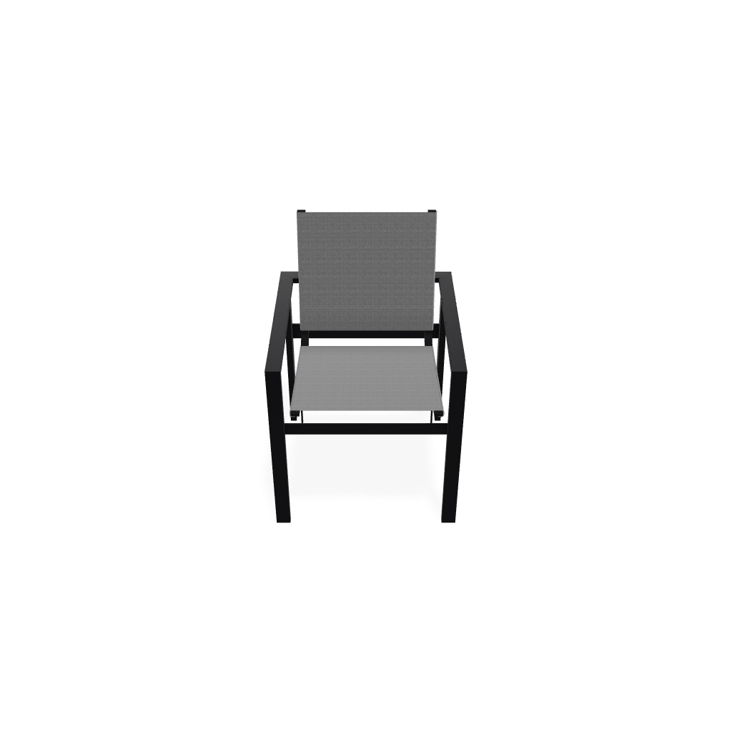 Telescope Tribeca Stacking Cafe Chair Black / Titanium Sling