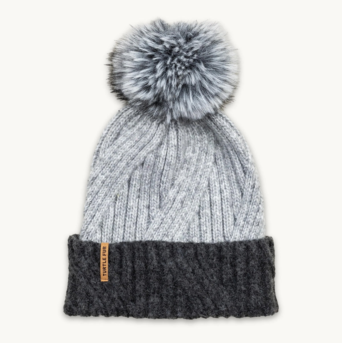 Turtle Fur Snowpack Hat in Charcoal