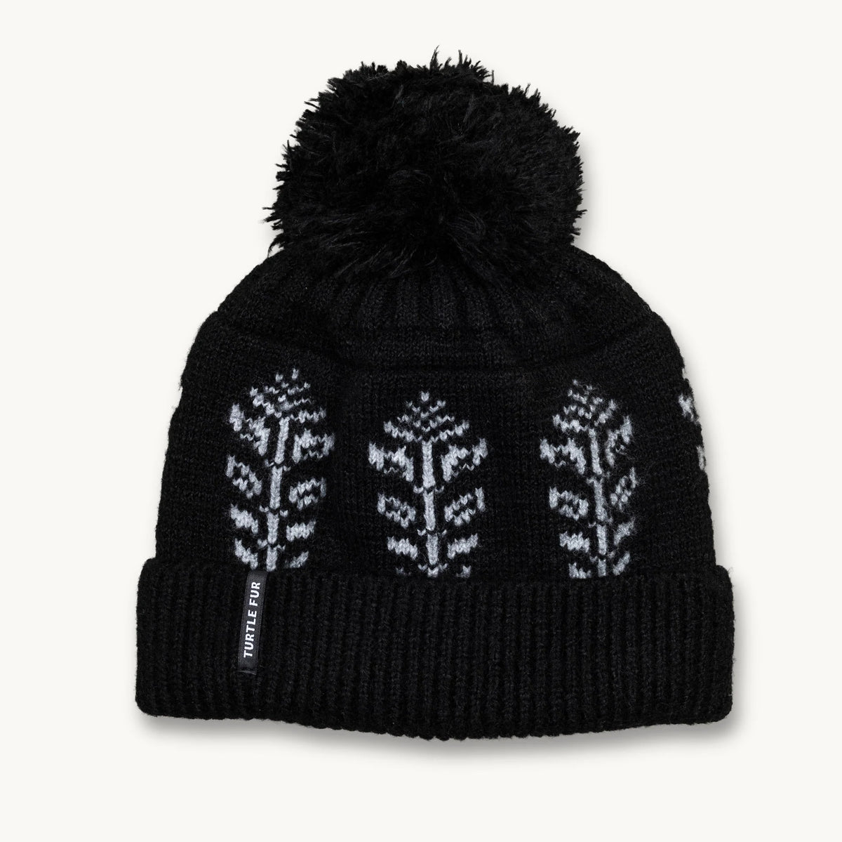 Turtle Fur Freya Hat in Black