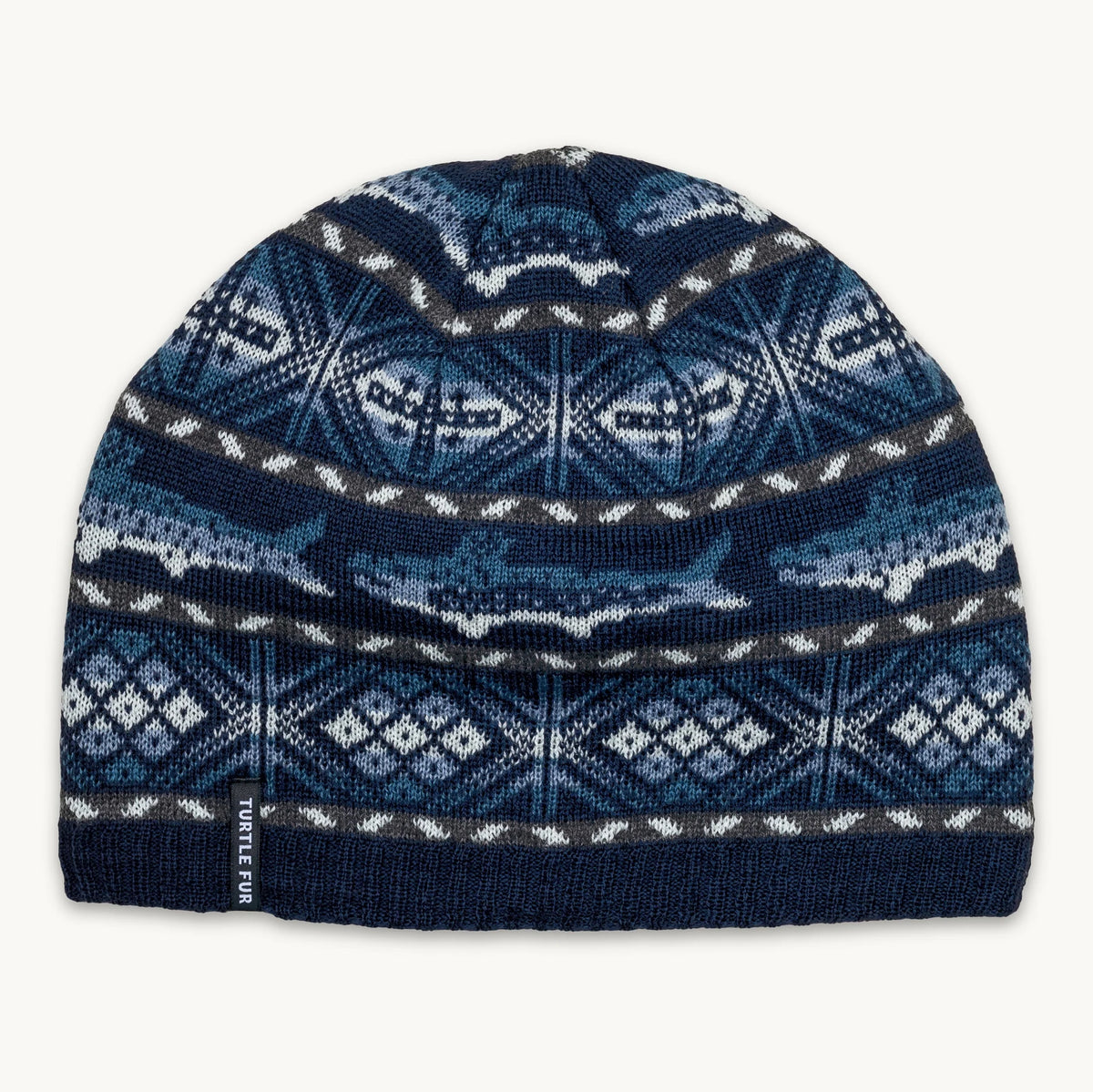 Turtle Fur Merino Wool Trout Hat in Navy