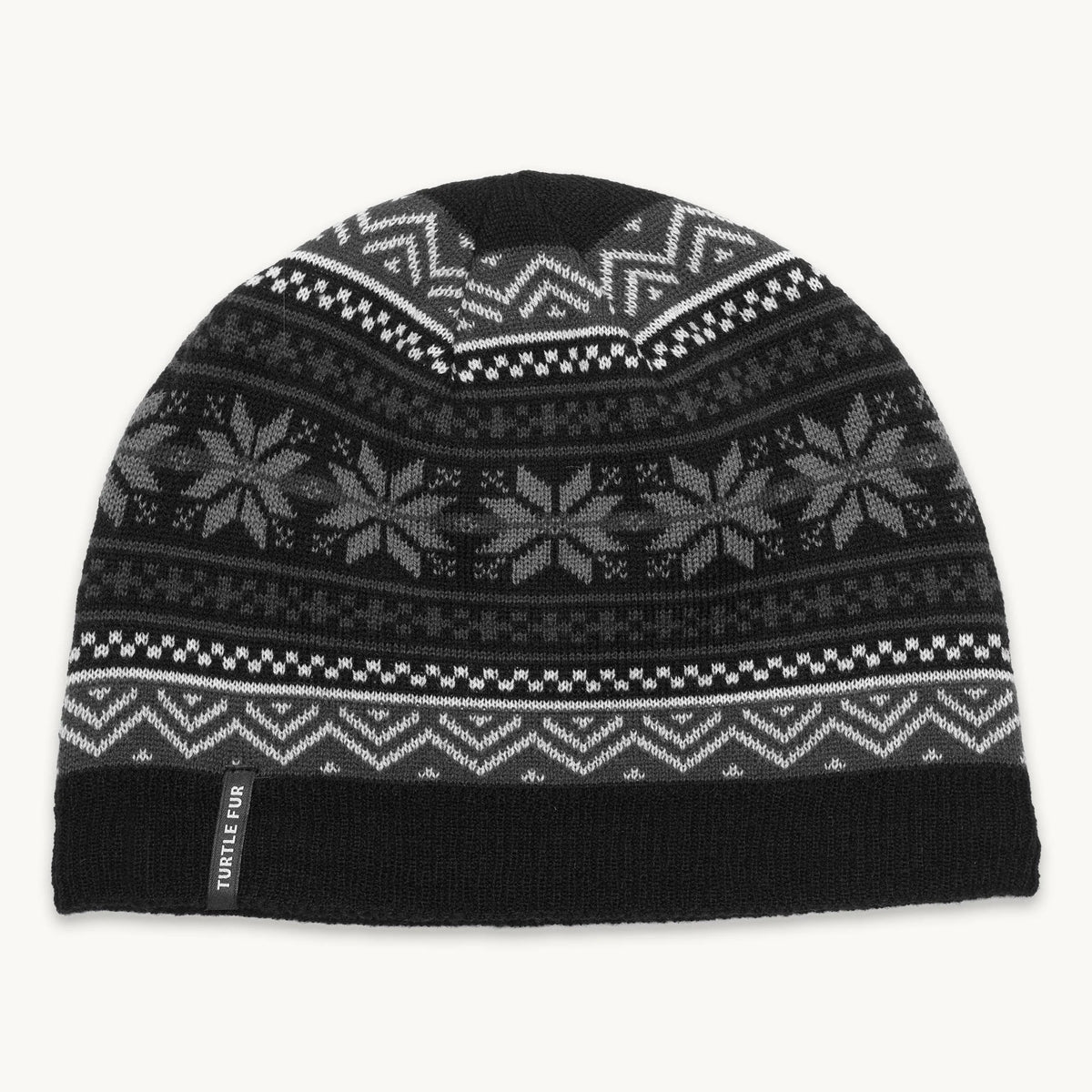 Turtle Fur Merino Wool Nuka Hat in Onyx